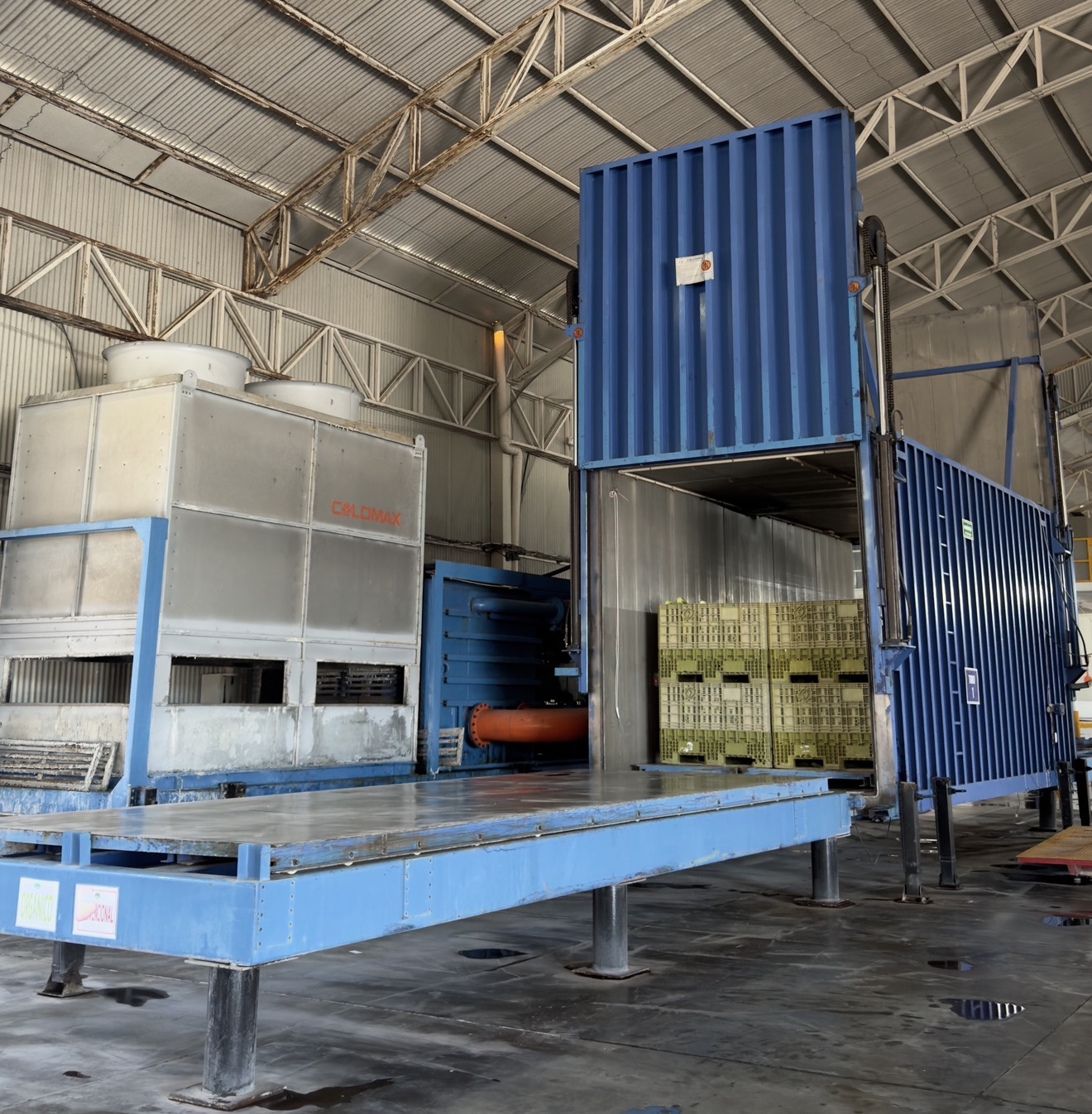 Vacuum Cooler Coldmax 12 Tarimas — Sistema de Enfriamiento al Vacío Industrial